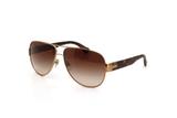 Óculos de Sol Unissex Vogue Metal Proteção UV Dourado