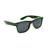 Óculos Escuro Neon LED - Verde-Limao - Hutz
