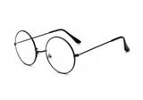 Óculos Estilo Harry Potter Com Lente Sem Grau Armação Redonda Preto - Ref: YDH-1008