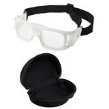 Óculos Eyki De Futebol Basquete Branco Quad + Case - Lei li imports
