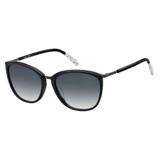 Óculos Feminino Fossil Modelo FOS 2091/S 807 569O Preto L Cinza Medidas 56-17-145