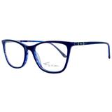 Óculos Feminino Receituário Fox Modelo FOX154 C3 Azul Acetato Medidas 53-17-140