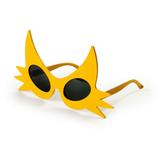 Óculos Gatinho Amarelo Acessório Carnaval Fantasia - Cromus