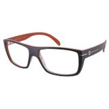 Óculos HB 9323 93023 79733 Azul Fosco Laranja Lente Tam 54