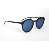 Óculos Hickmann Modelo HI9047 A01 Preto Brilho Lente Azul Medidas 51-22-145