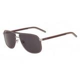 Óculos Lacoste L192S 038 Cinza Vinho Lente Cinza Flash Tam 61