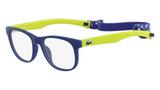 Óculos Lacoste L3621 414 Azul Verde Florescente Lente Tam 47