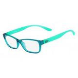 Óculos Lacoste L3803B 444 Azul Translucido Verde Lente Tam 51