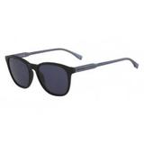 Óculos Lacoste L864S 002 Preto Fosco Cinza Lente Cinza Flash Tam 53