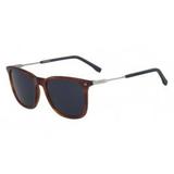 Óculos Lacoste L870S 218 Tartaruga Claro Lente Azul Flash Tam 55