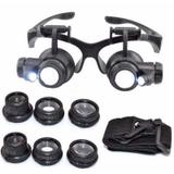 Oculos Lente Aumento Lupa Duplo Aumento Led Precisão - Oskn