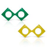 Óculos Losango Verde e Amarelo Diversos 1 unidade - Festabox