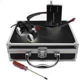 Oculos Lupa Cabeca 3,5x Dentista Led Medico Cirurgico Maleta - Ideal