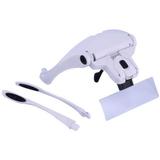 Óculos Lupa Cabeça Dentista Costura 5 Lentes Luz Led GT122 - Lorben
