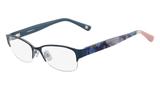 Óculos MARCHON NYC M-Alta 320 Azul Estampado Lente Tam 53