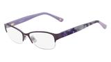 Óculos MARCHON NYC M-Alta 513 Roxo Estampado Lente Tam 53