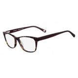 Óculos MARCHON NYC M-Brookfield 215 Tartaruga Roxo Lente Tam 53