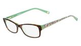 Óculos MARCHON NYC M-Nolita 215 Tartaruga Verde Estampado Lente Tam 51