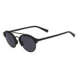 Óculos Nautica N4629Sp 005 Preto Fosco Lente Polarizada Cinza Flash Tam 50