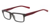 Óculos Nautica N8140 014 Cinza Translúcido Vermelho Lente Tam 54