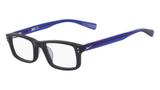 Óculos Nike 5537 401 Preto Azul Lente Tam 47
