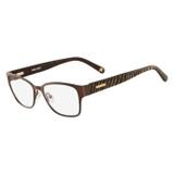 Óculos Nine West Nw1067 210 Marrom Estampado Lente Tam 51