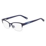 Óculos Nine West Nw1076 434 Azul Escuro Lente Tam 50