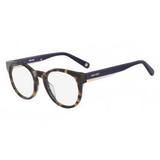 Óculos Nine West Nw5125 218 Tartaruga Roxo Lente Tam 49
