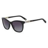 Óculos Nine West Nw621S 001 Preto Lente Cinza Flash Degradê Tam 54