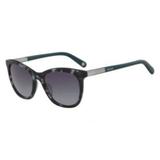 Óculos Nine West Nw621S 305 Tartaruga Verde Lente Cinza Flash Degradê Tam 54
