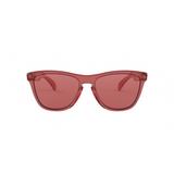 Óculos Oakley FROGSKINS OO9013 9013G9 Púpura/Avermelhado Lente Vermelho Prizm Tam 55