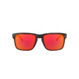Óculos Oakley HOLBROOK OO9102 9102E9 Preto Lente Vermelho Ruby Prizm Tam 55