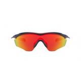 Óculos Oakley M2 FRAME XL OO9343 934312 Azul Lente Vermelho Ruby Prizm Tam 45