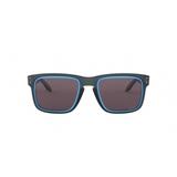 Óculos Oakley OO9102 9102G9 Cinza Translúcido Lente Cinza Safira Prizm Iridium Tam 55