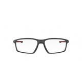 Óculos Oakley OX8138 813803 Cinza Lente Transparente Tam 55