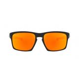 Óculos Oakley SLIVER OO9262 926227 Preto Lente Espelhada Vermelho Iridium Tam 57