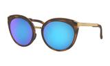 Óculos Oakley Top Knot Marrom Prizm Sapphire Polarizado