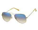 Óculos Ray Ban Aviator Gradiente Espelhado Azul