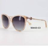 Óculos Sabrina Sato Modelo SS443 C3 Mesclado Acetato L Polarizado Medidas 56-18-140