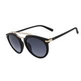 Oculos Sol Atitude At5287 A01 Preto Fosco Dourado Lente Cinza Degradê