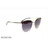 Óculos Sol Bulget Modelo BG3260 09A Metal Dourado L Preto Medidas 59-17-142