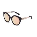 Oculos Sol Colcci C0018 Preto Brilho E Dourado Fosco L Marrom Rev