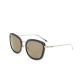 Oculos Sol Colcci C0091 Azul Brilho Com Dourado Brilho/L Marrom R