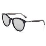Oculos Sol Colcci C0110a3009 Preto Brilho Lente Cinza Flash Prata