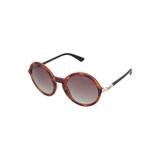 Oculos Sol Colcci Janis Demi Marrom Brilho C Dourado L Marrom De