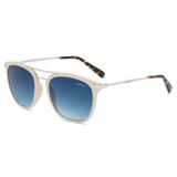 Oculos Sol Colcci Mag C0122b7286 Branco Off White Bri Dourado C/ Demi L Azul