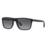 Oculos Sol Emporio Armani Ea4033 5229t3 56 Preto Fosco Lente Cinza Polarizada
