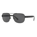 Oculos Sol Polo Ralph Lauren Ph3101 903887 60 Preto Lente Cinza