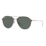 Oculos Sol Ray Ban Blaze Doublebridge Rb4292n 632571 Transparente Lente Verde