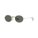 Oculos Sol Ray Ban Rb3547n 001 51 Dourado Lente Verde G15